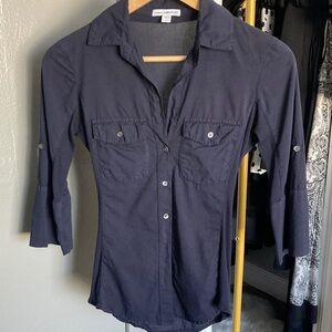 James Perse Dark Blue Shirt